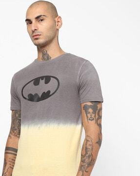 batman print crew-neck t-shirt