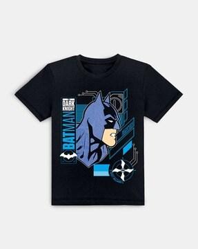 batman print crew-neck t-shirt