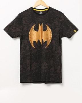 batman print crew-neck t-shirt