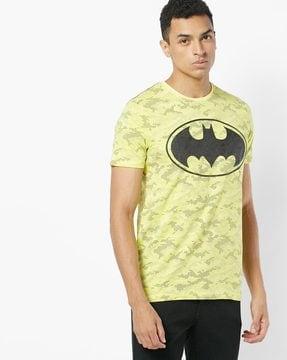 batman print crew-neck t-shirt