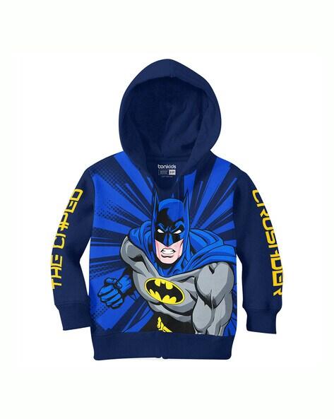 batman print hoodie