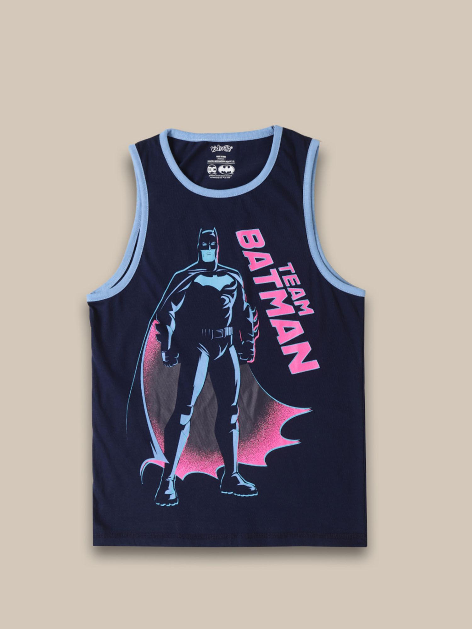batman printed vest for boys