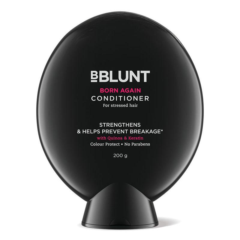 bblunt born again conditioner for stressed hair with quinoa , keratin, no parabens