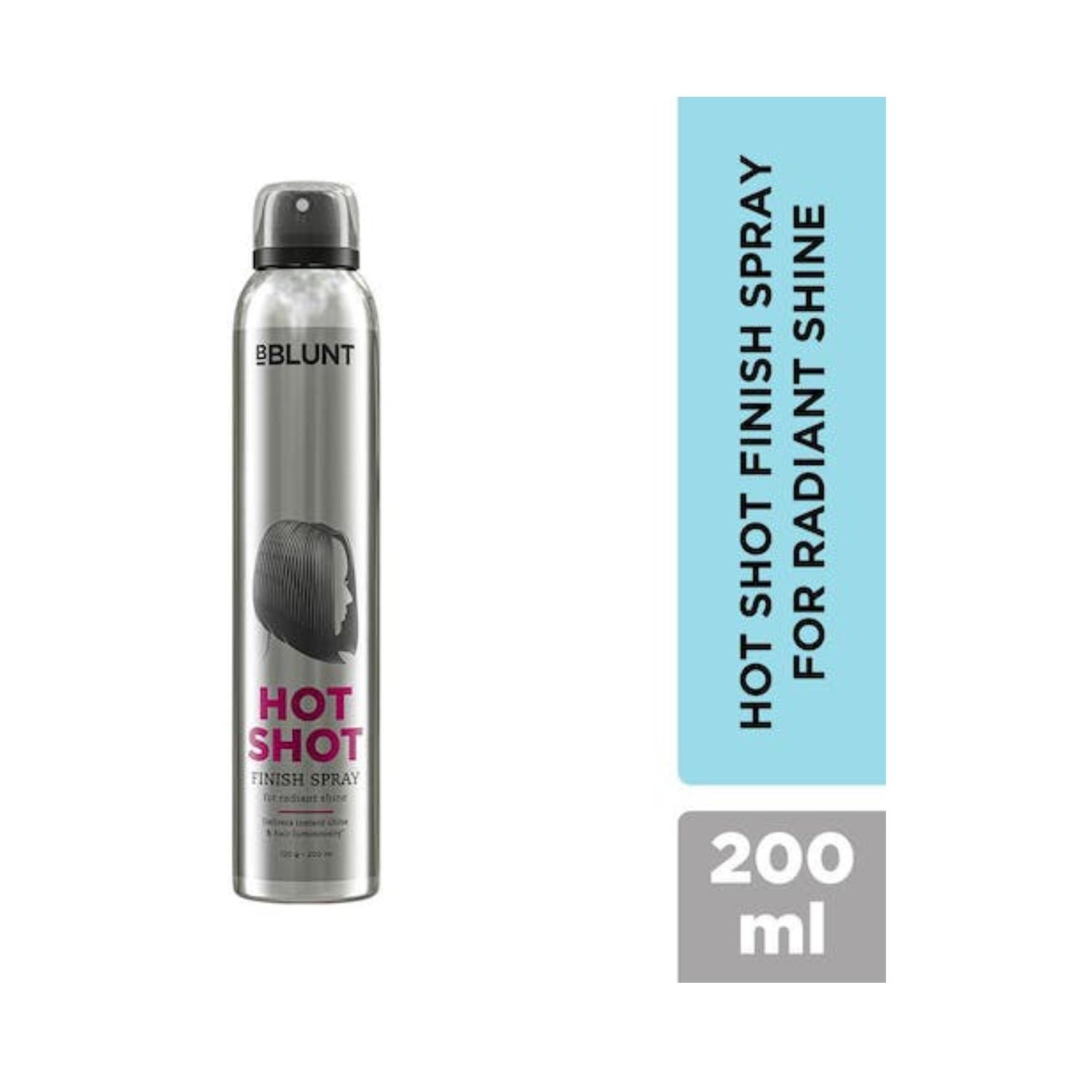 bblunt hot shot finish spray for radiant shine (200ml)