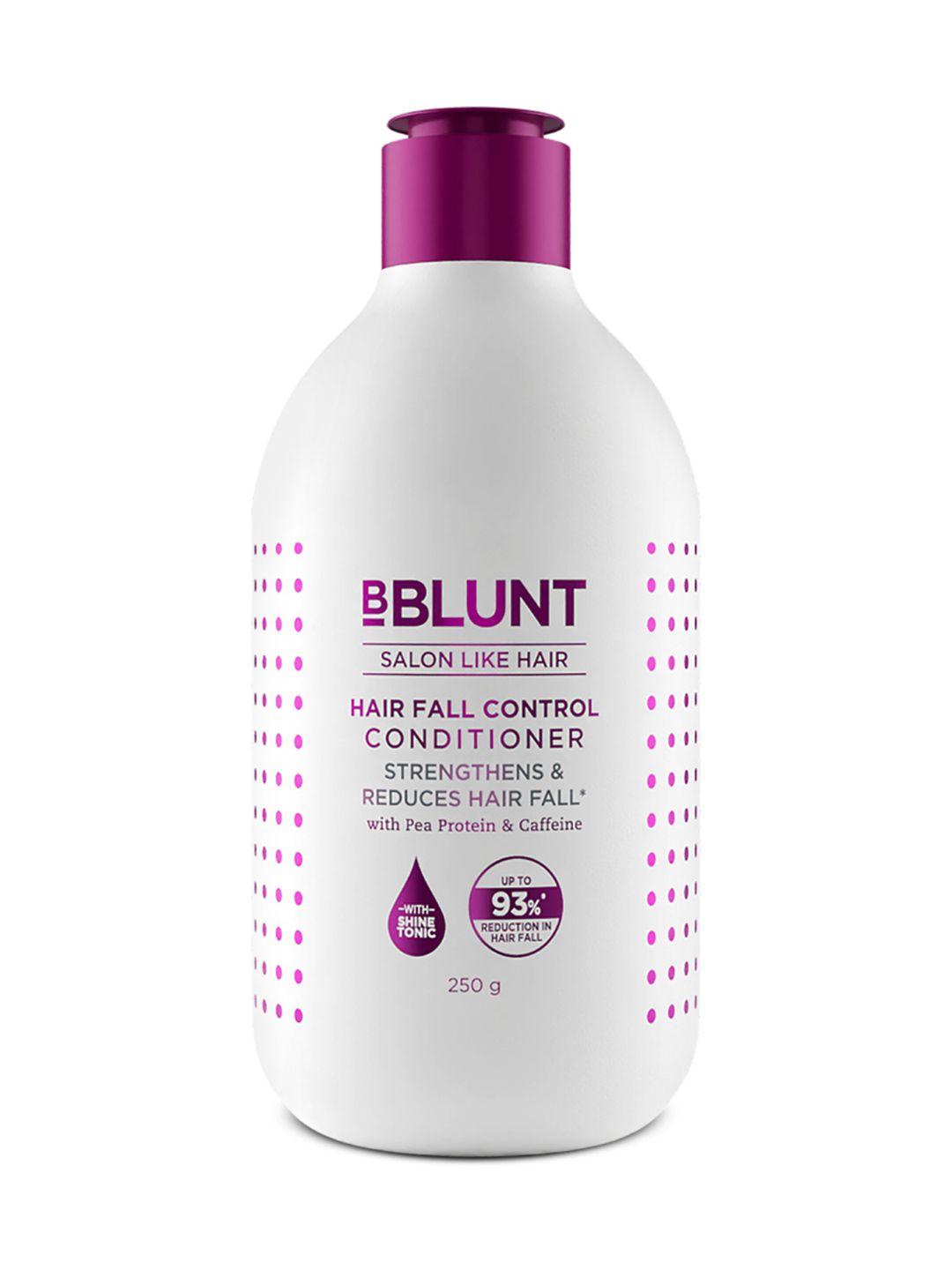 bblunt hair fall control conditioner with pea protein & caffeine for stronger hair - 250g