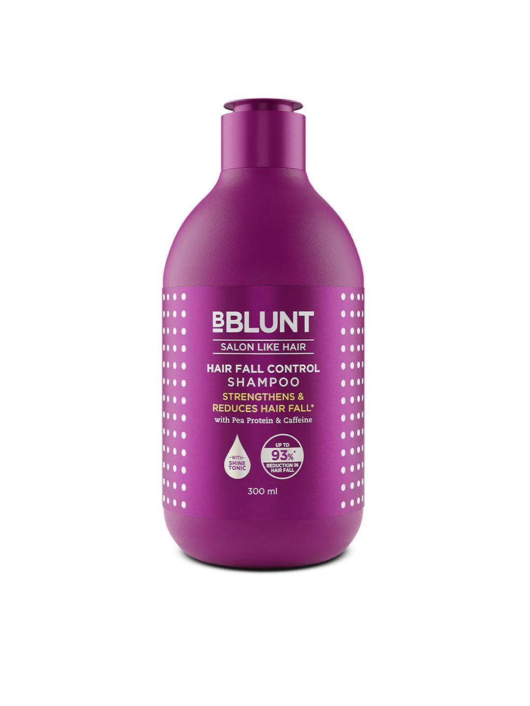 bblunt hair fall control shampoo with pea protein & caffeine - 300 ml