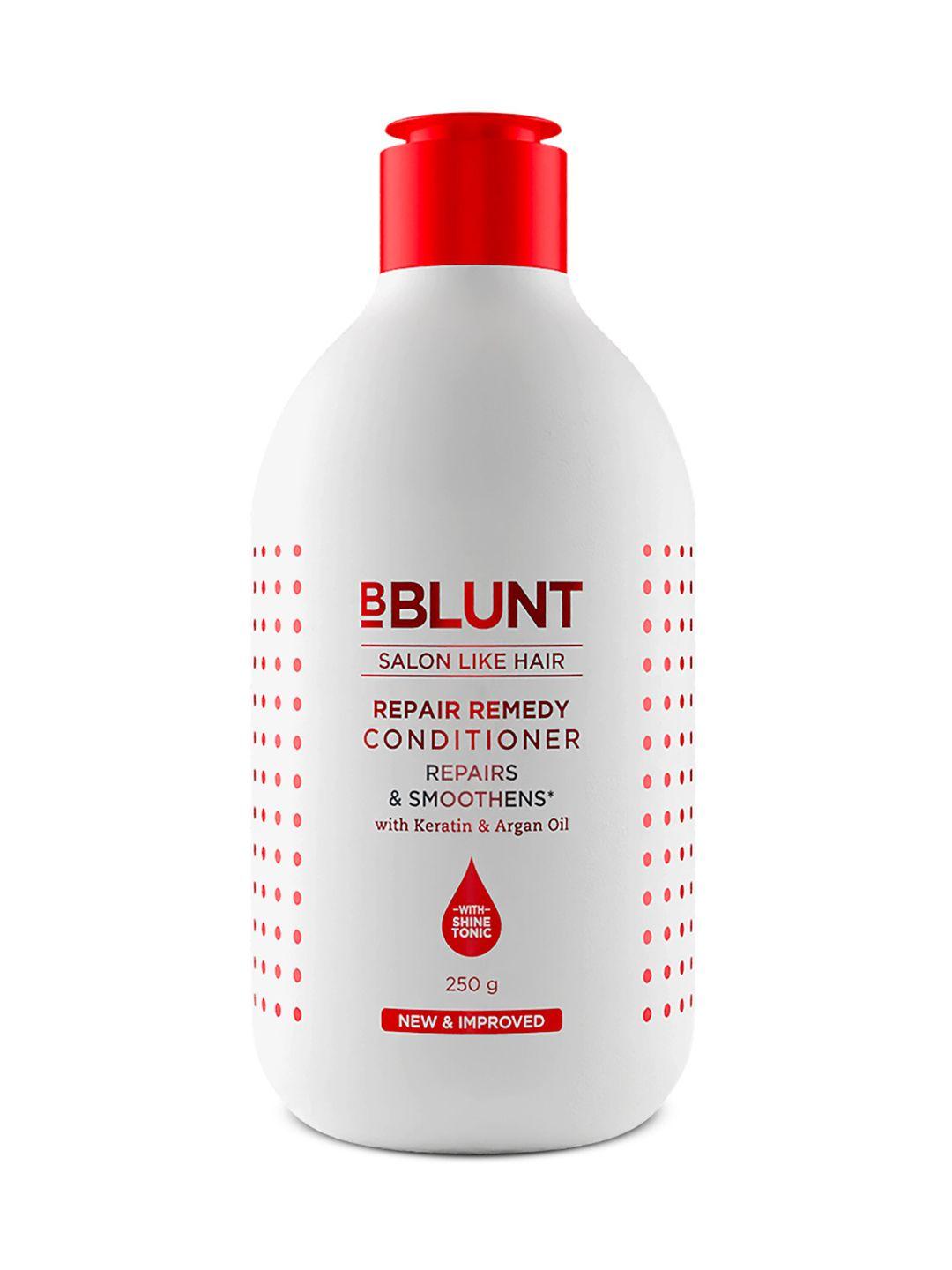 bblunt repair remedy hair conditioner with keratin & argan oil - 250g