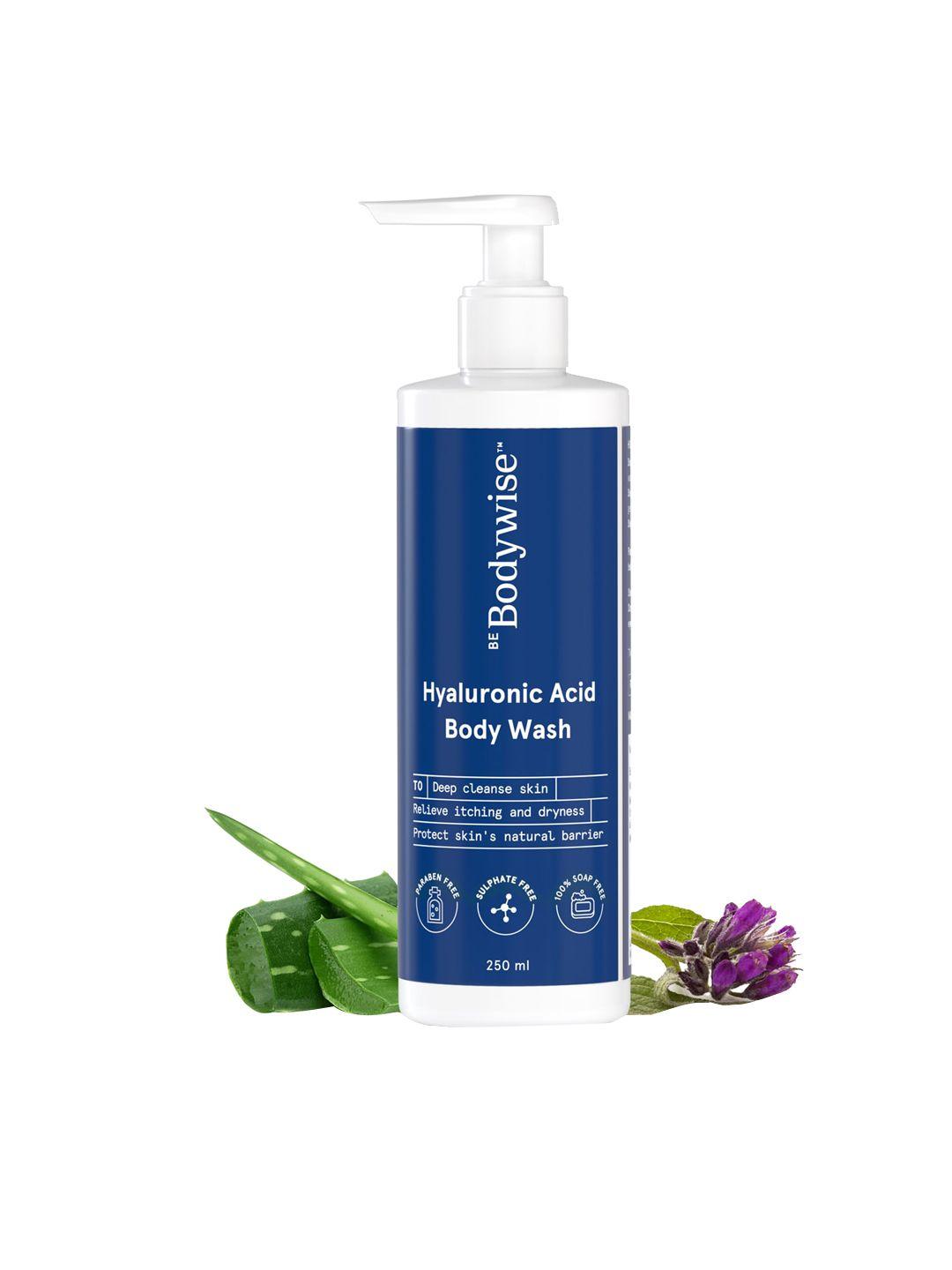 be bodywise hyaluronic acid soap-free body wash with aloevera & allantoin - 250 ml