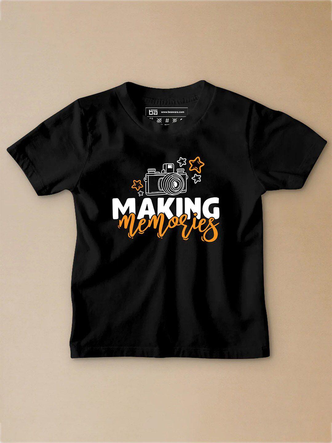 be awara infant kids typography printed cotton t-shirt