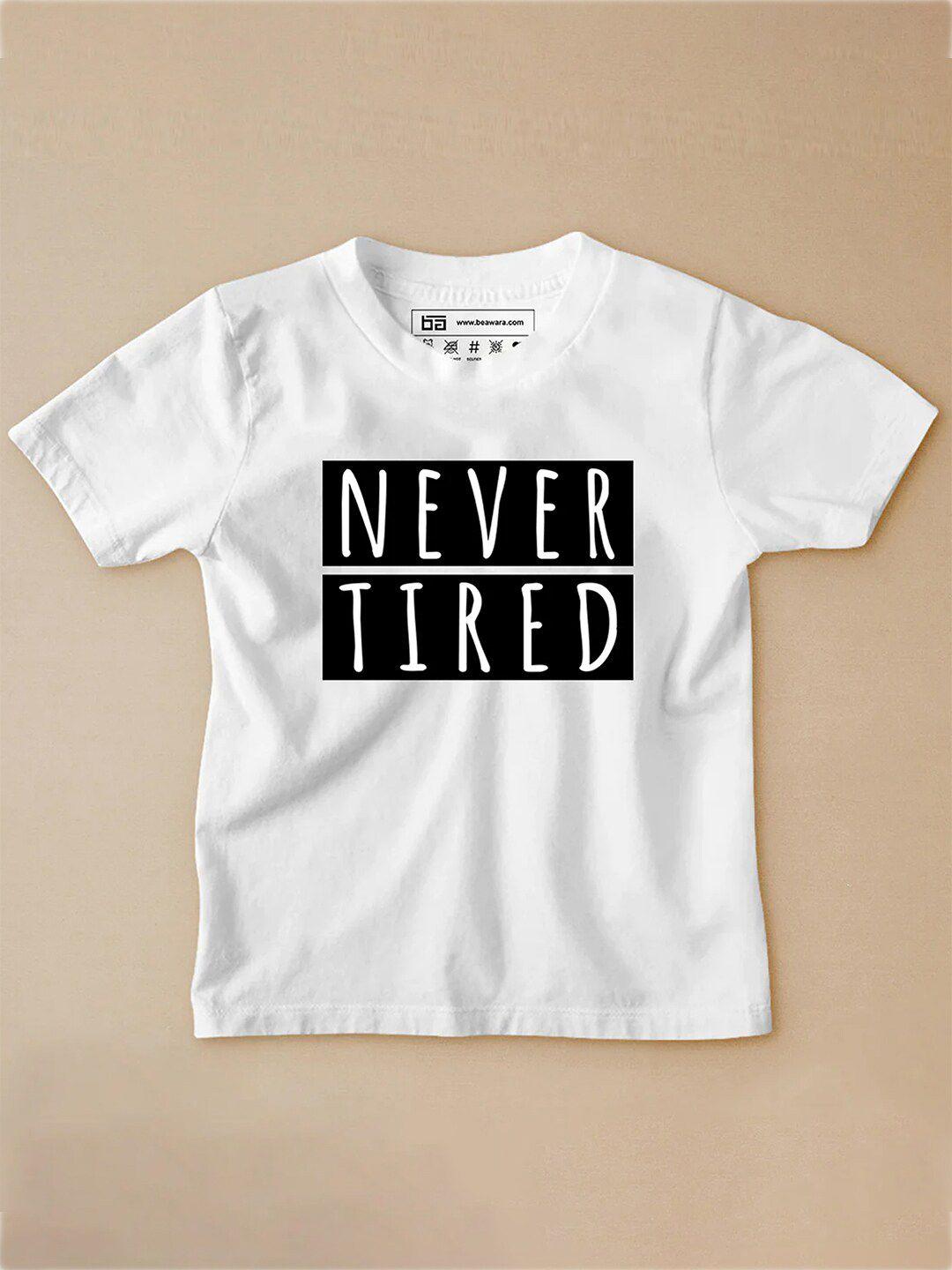 be awara infant kids typography printed cotton t-shirt