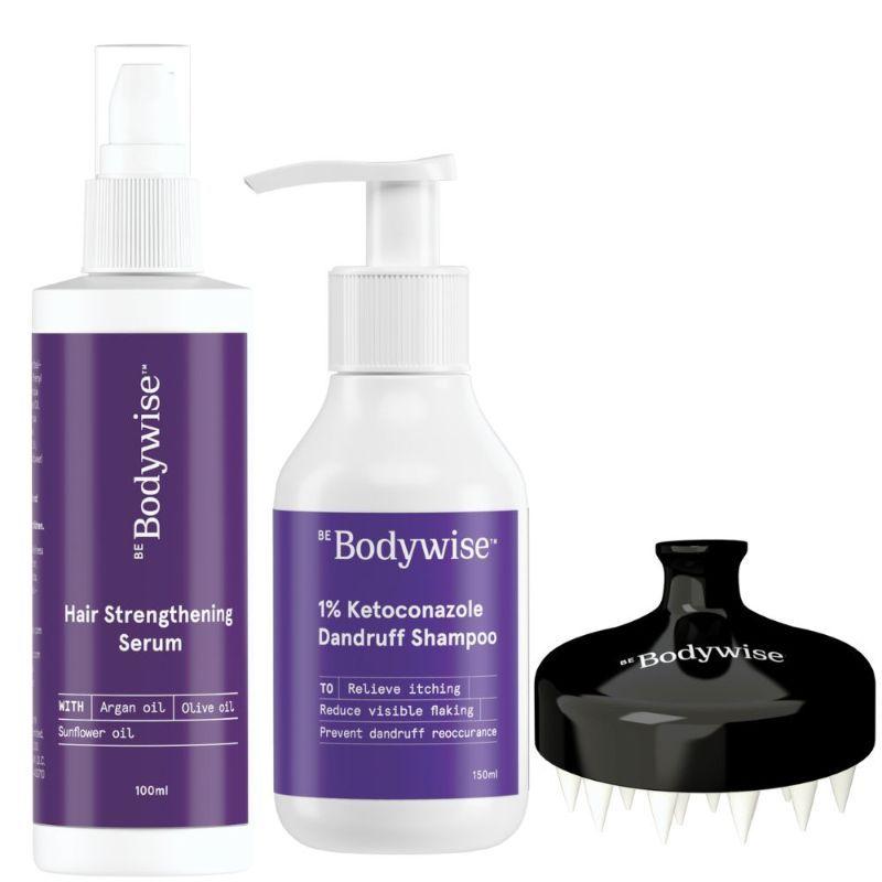 be bodywise dandruff control kit (massager + ads + conditioner)