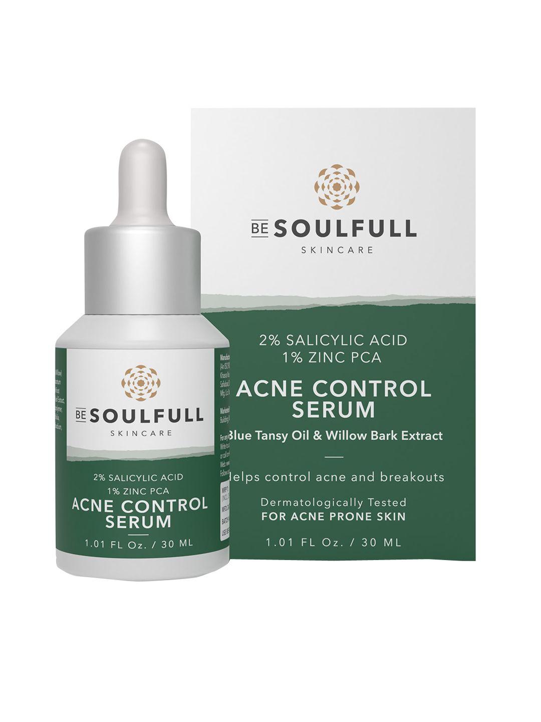 be soulfull acne control serum for oily & acne-prone skin with 2% salicylic acid - 30 ml