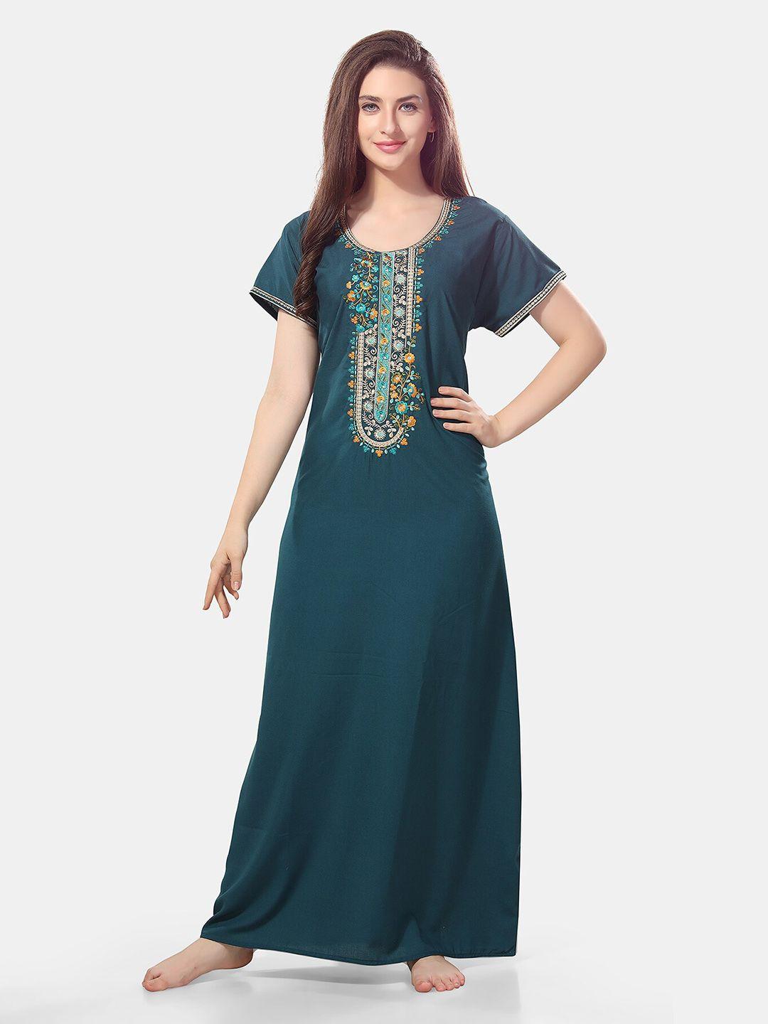 be you embroidered maxi nightdress