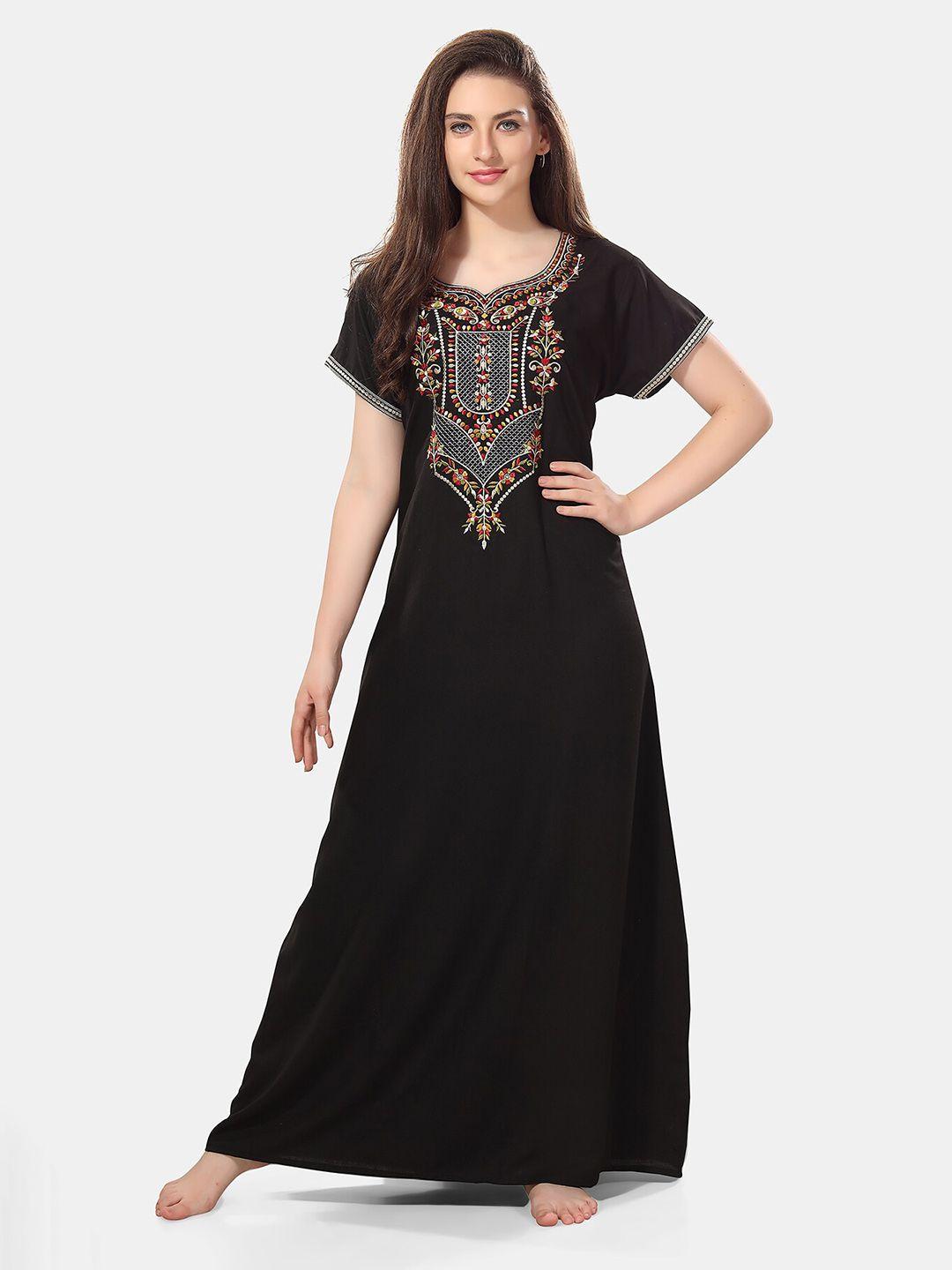 be you embroidered maxi nightdress