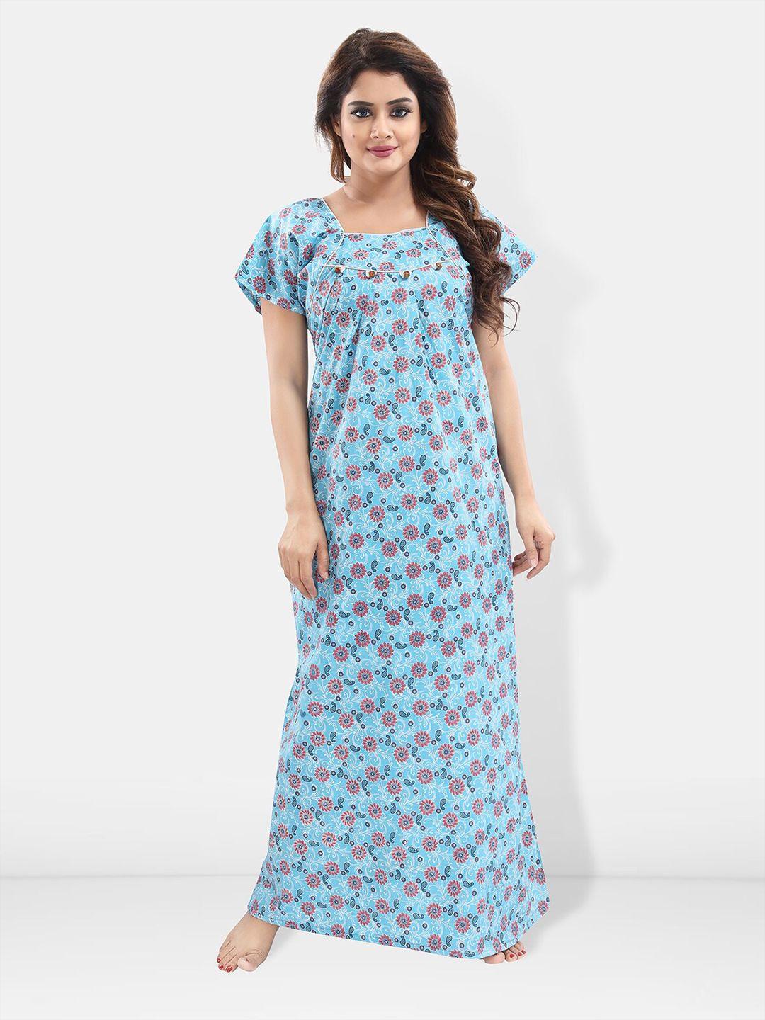 be you floral printed maxi nightdress