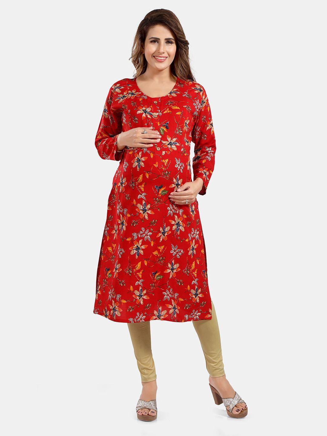 be you floral printed round neck kurta