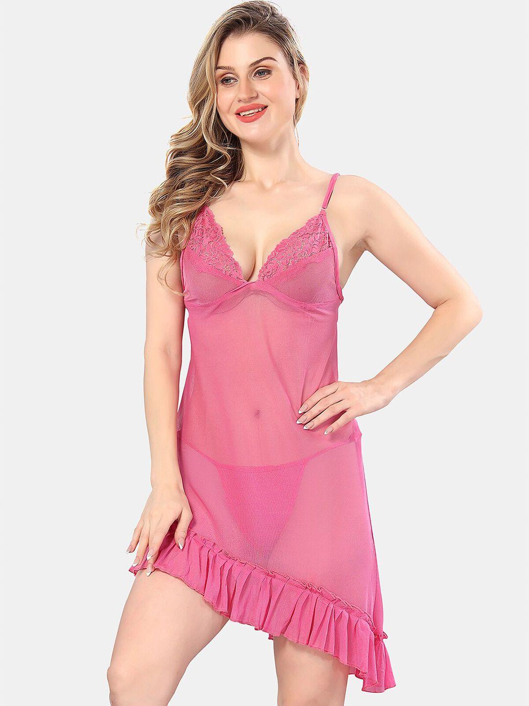 be you halter neck net baby doll