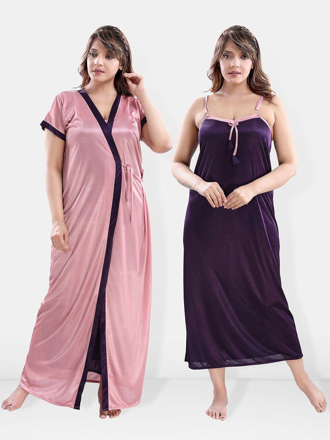 be you mauve maxi nightdress