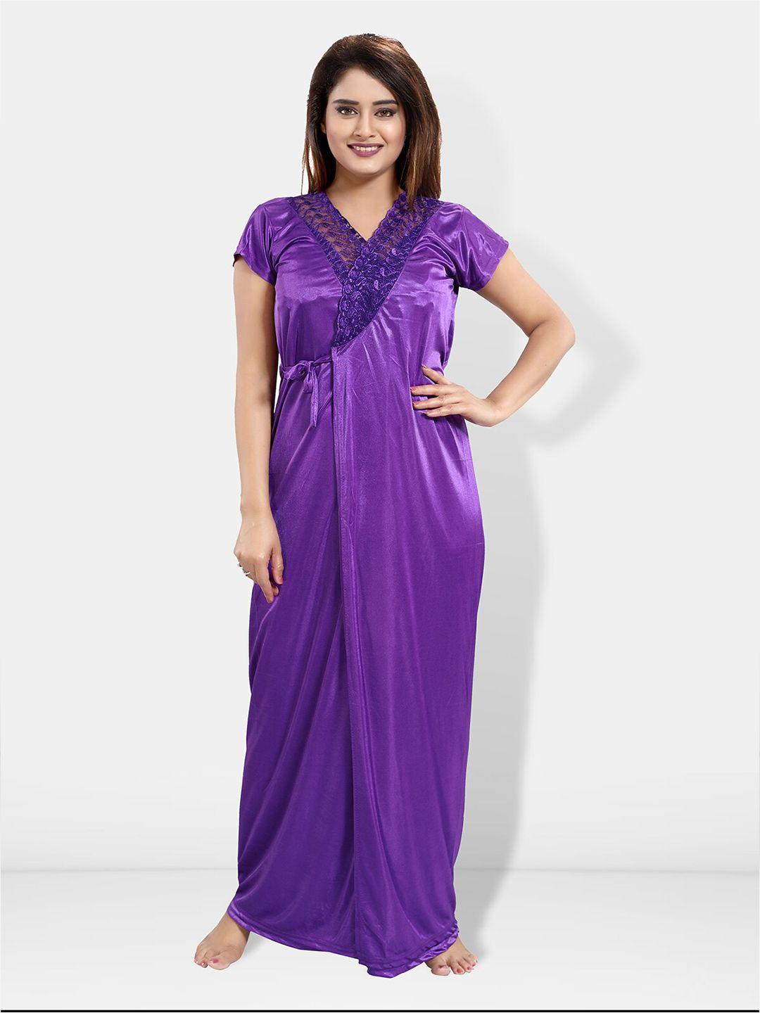be you purple maxi nightdress
