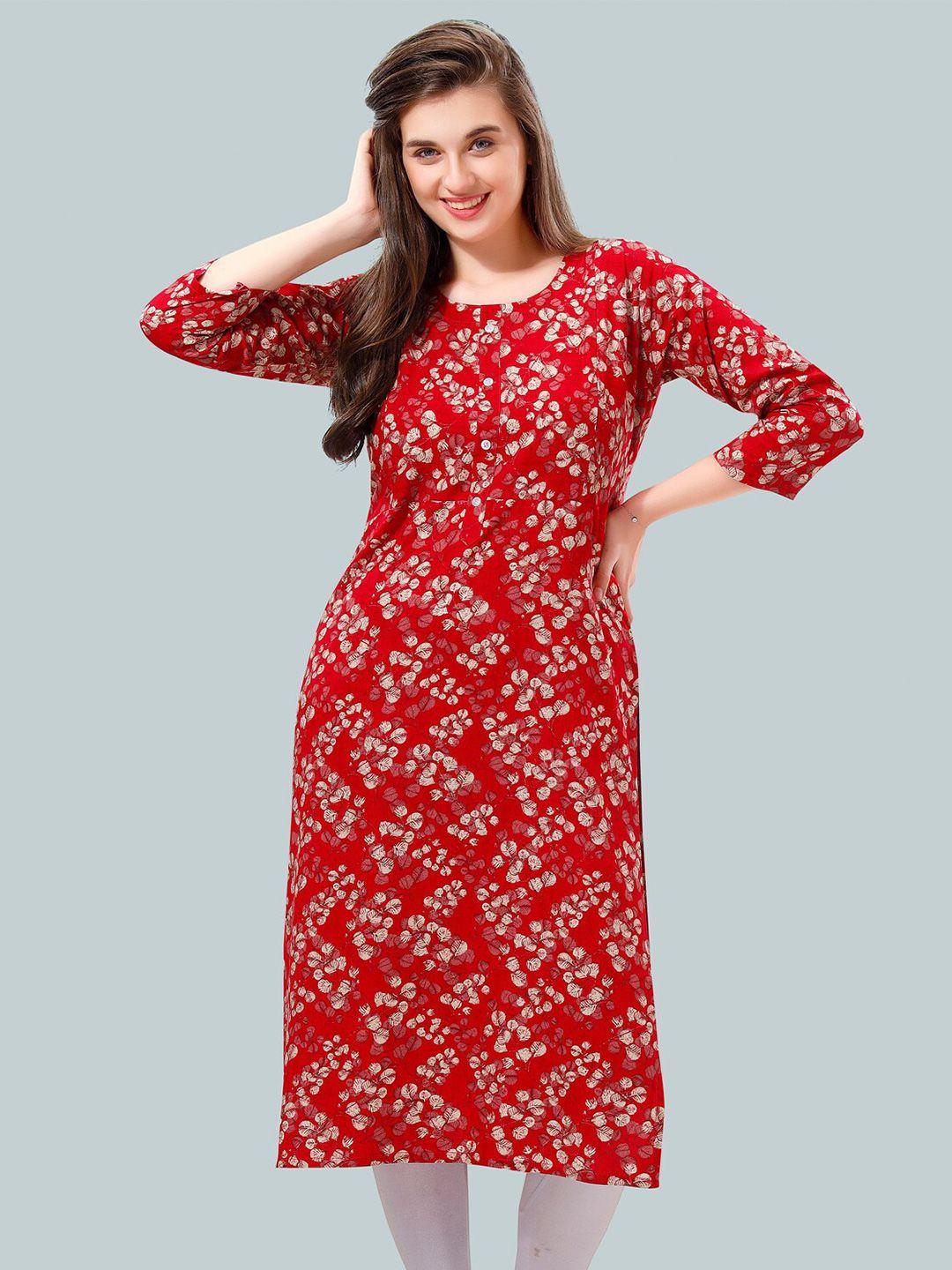 be you women floral printed maternity kurta