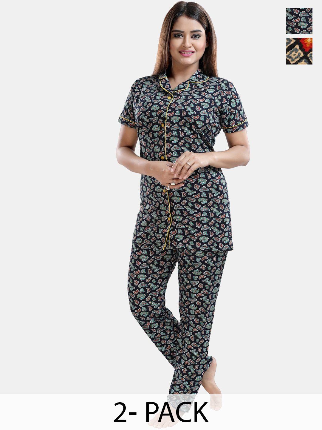 be you women printed night suit