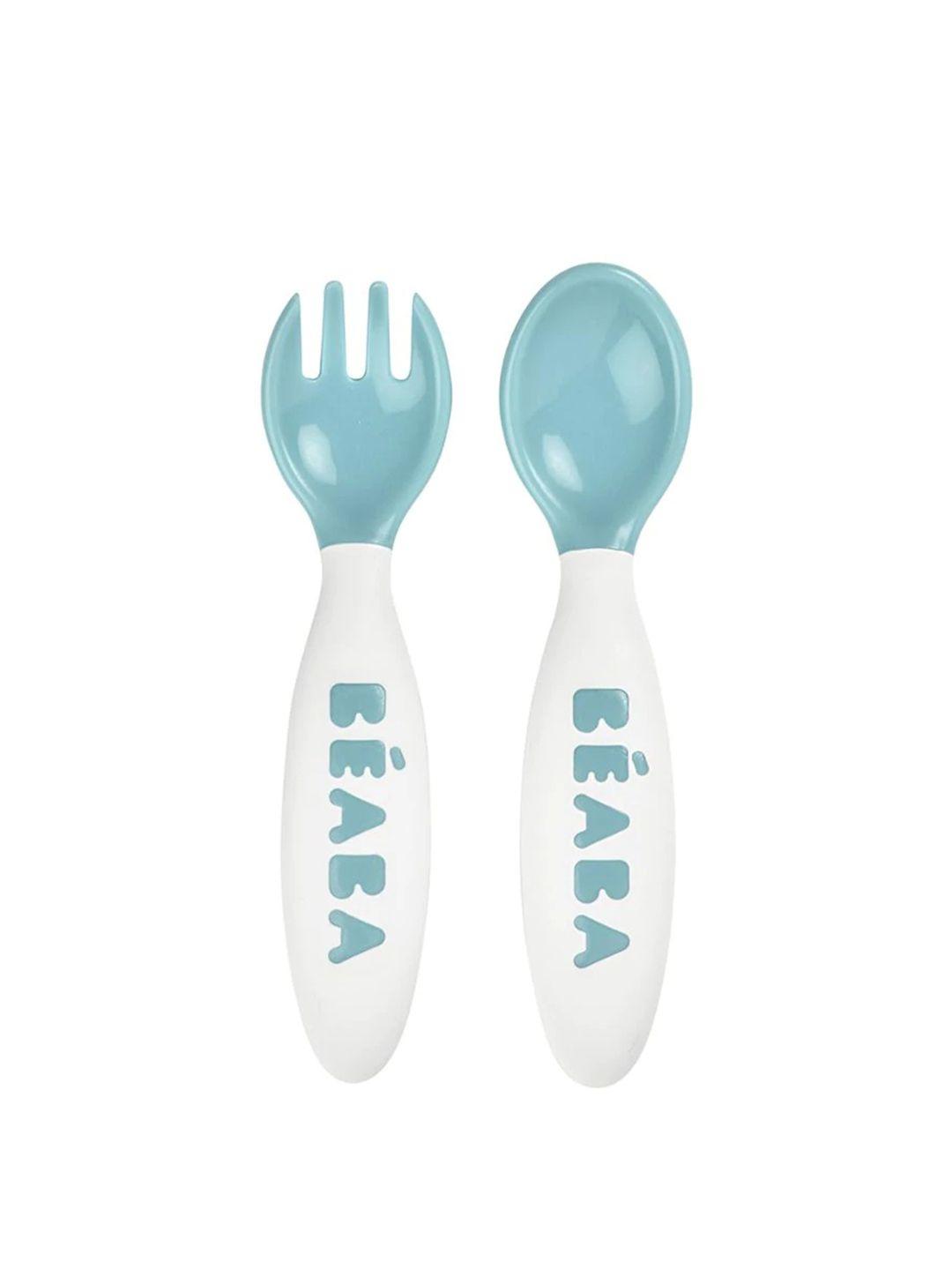 beaba infant kids training fork and spoon set