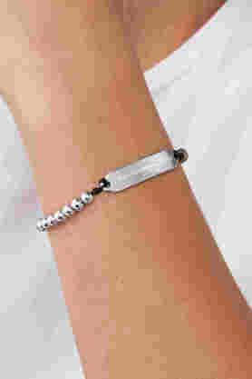 beads silver bracelet dx1403931