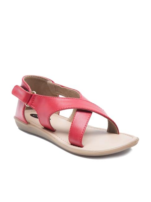 beanz kids bella cherry cross strap sandals