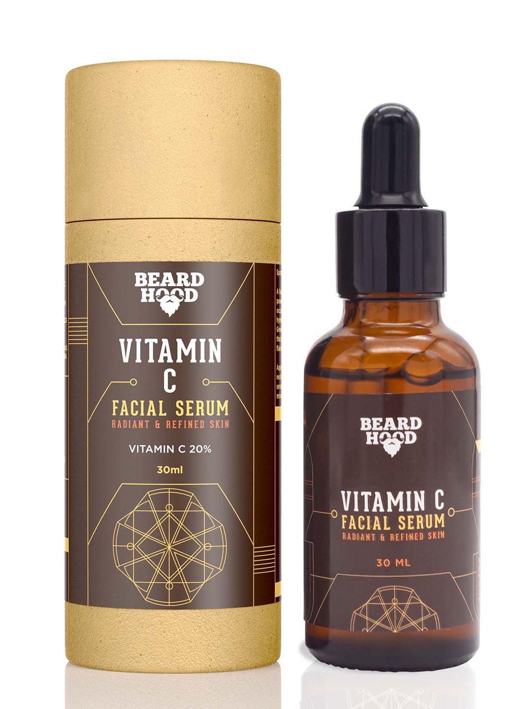 beardhood vitamin c hyaluronic acid & green tea extract face serum 30 ml