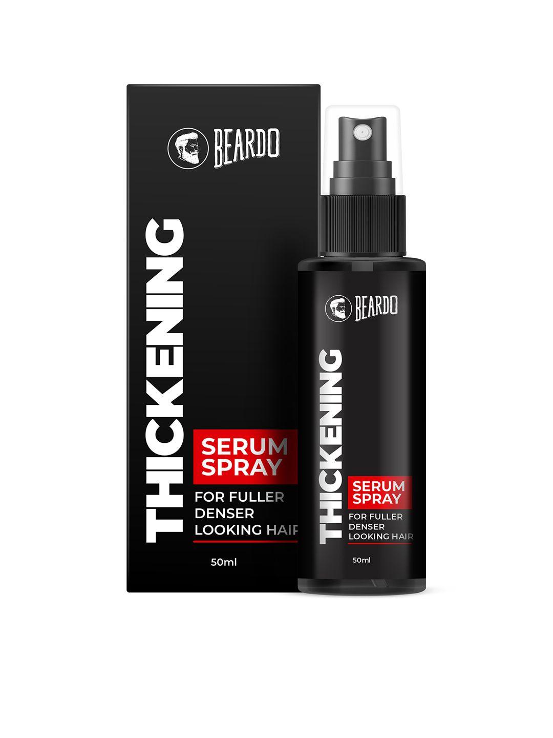 beardo men hair thickening serum spray 50 ml