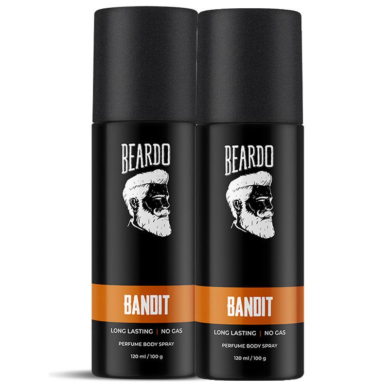 beardo bandit perfume body spray combo (pack of 2)