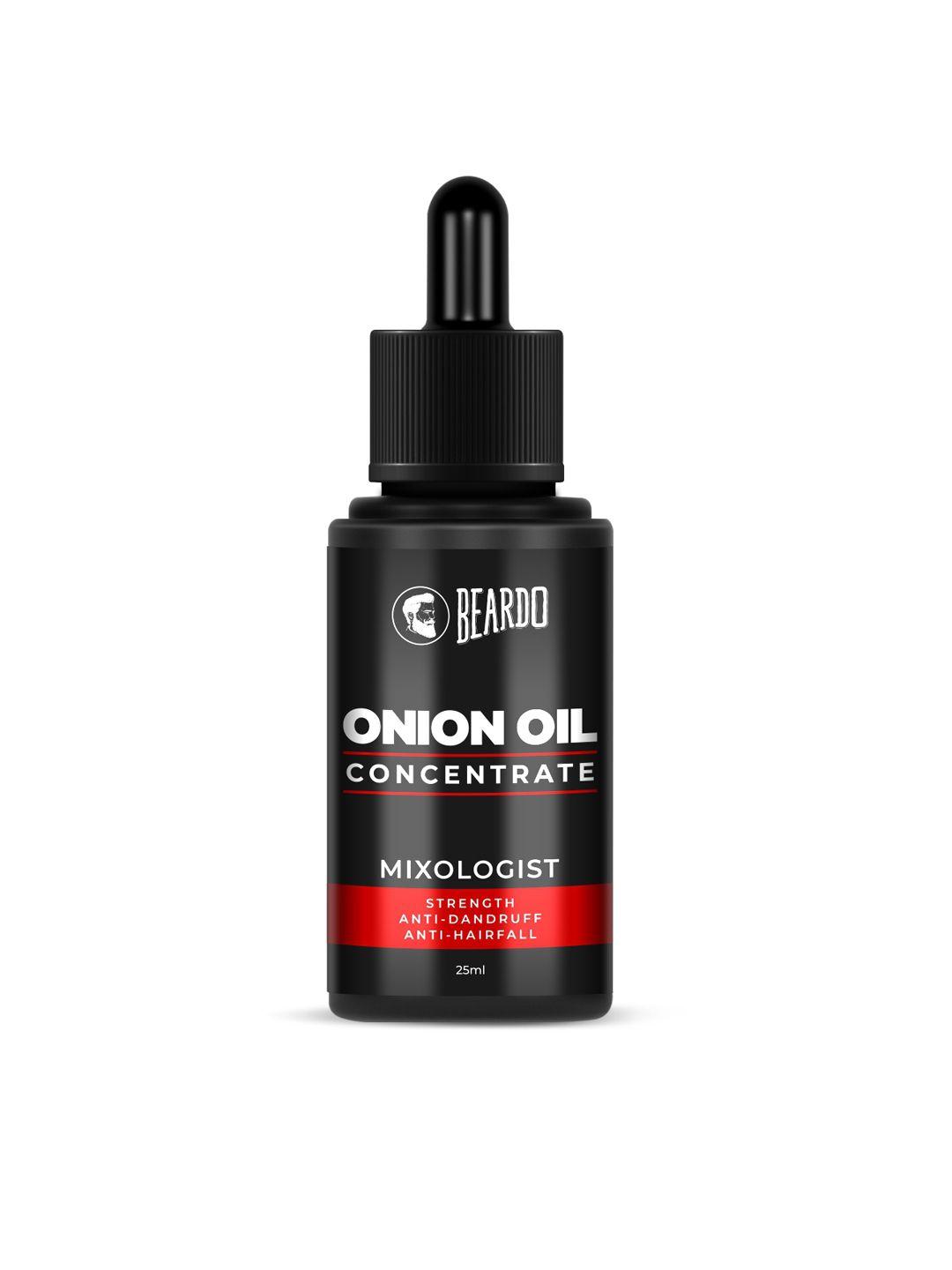 beardo men mixologist onion oil concentrate for hair fall & growth control - 25 ml