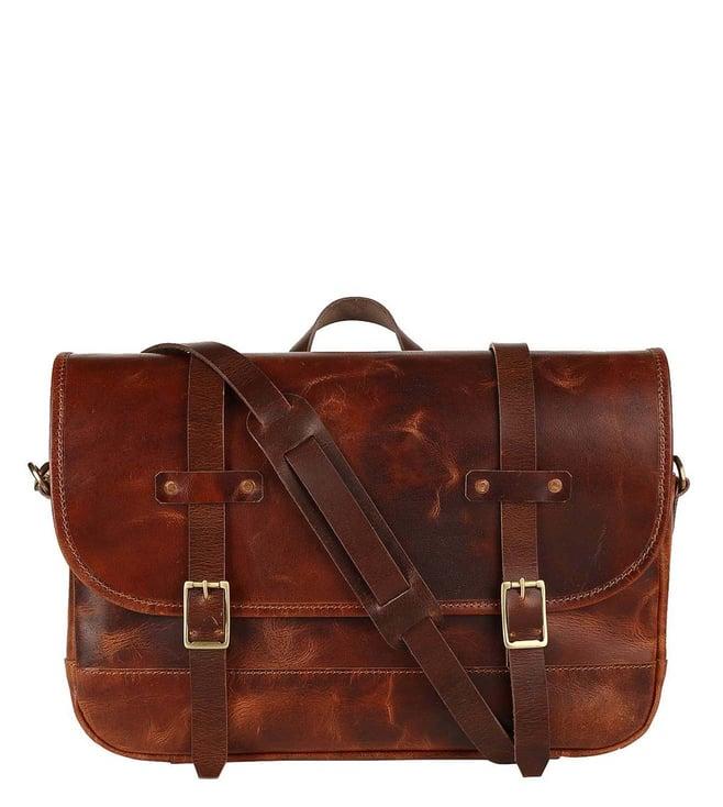 beast craft 13" laptop field bag (tobacco tan)