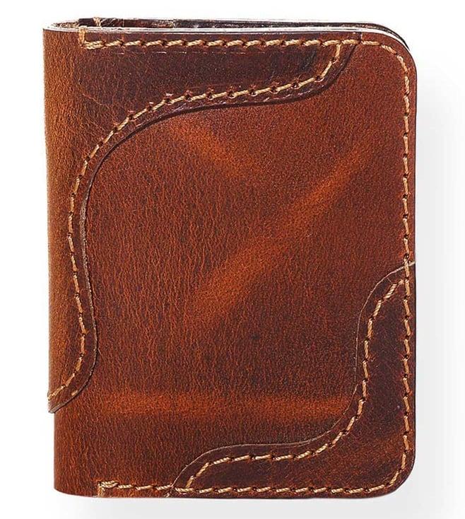 beast craft countryman bi fold - card holder (tobacco tan)