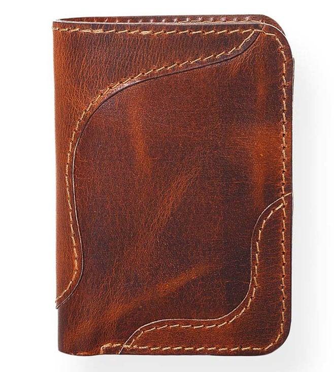beast craft countryman vertical wallet (tobacco tan)