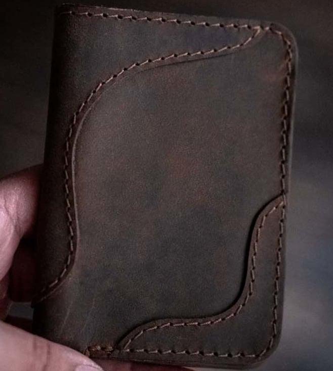 beast craft countryman vertical wallet (vintage brown)