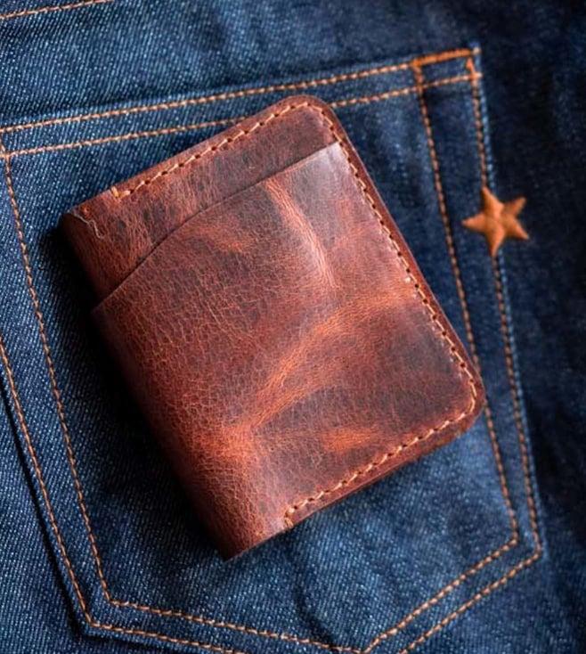 beast craft glasgow mini wallet (tobacco tan)