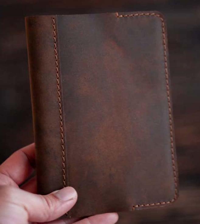 beast craft minimal notebook cover (vintage brown) - a4