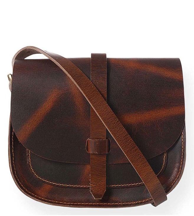 beast craft saddle sling bag (tobacco tan)