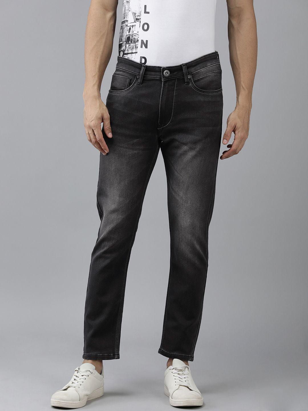 beat london by pepe jeans men light fade stretchable mid-rise jeans