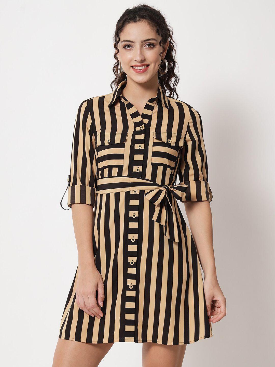 beatnik-striped-a-line-dress