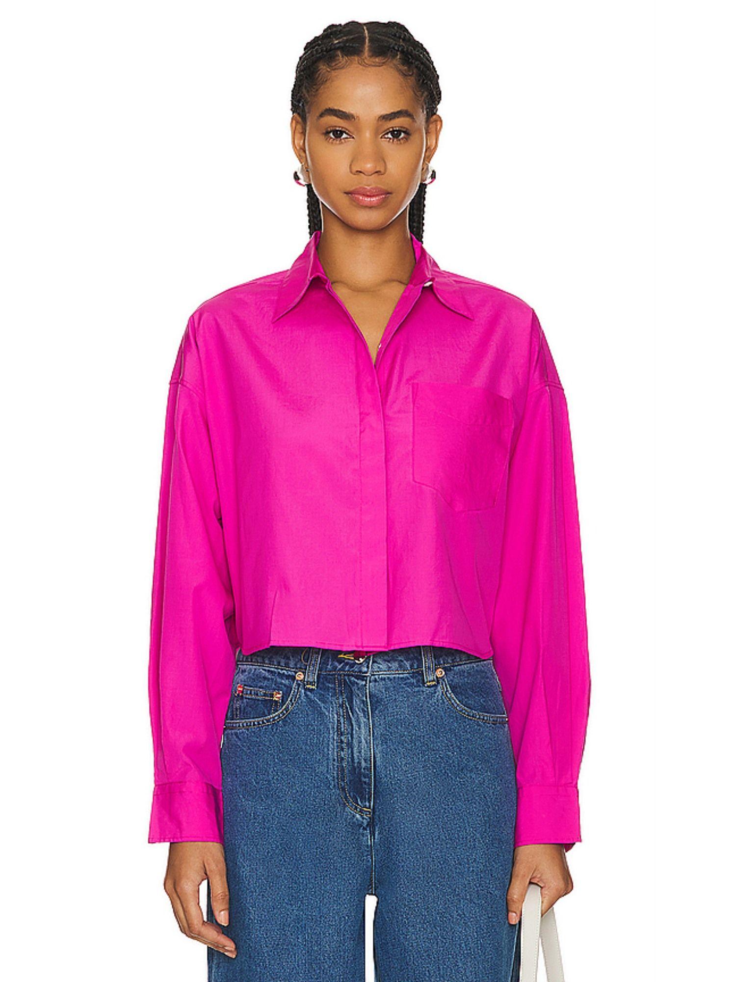 beatrice cropped shirt