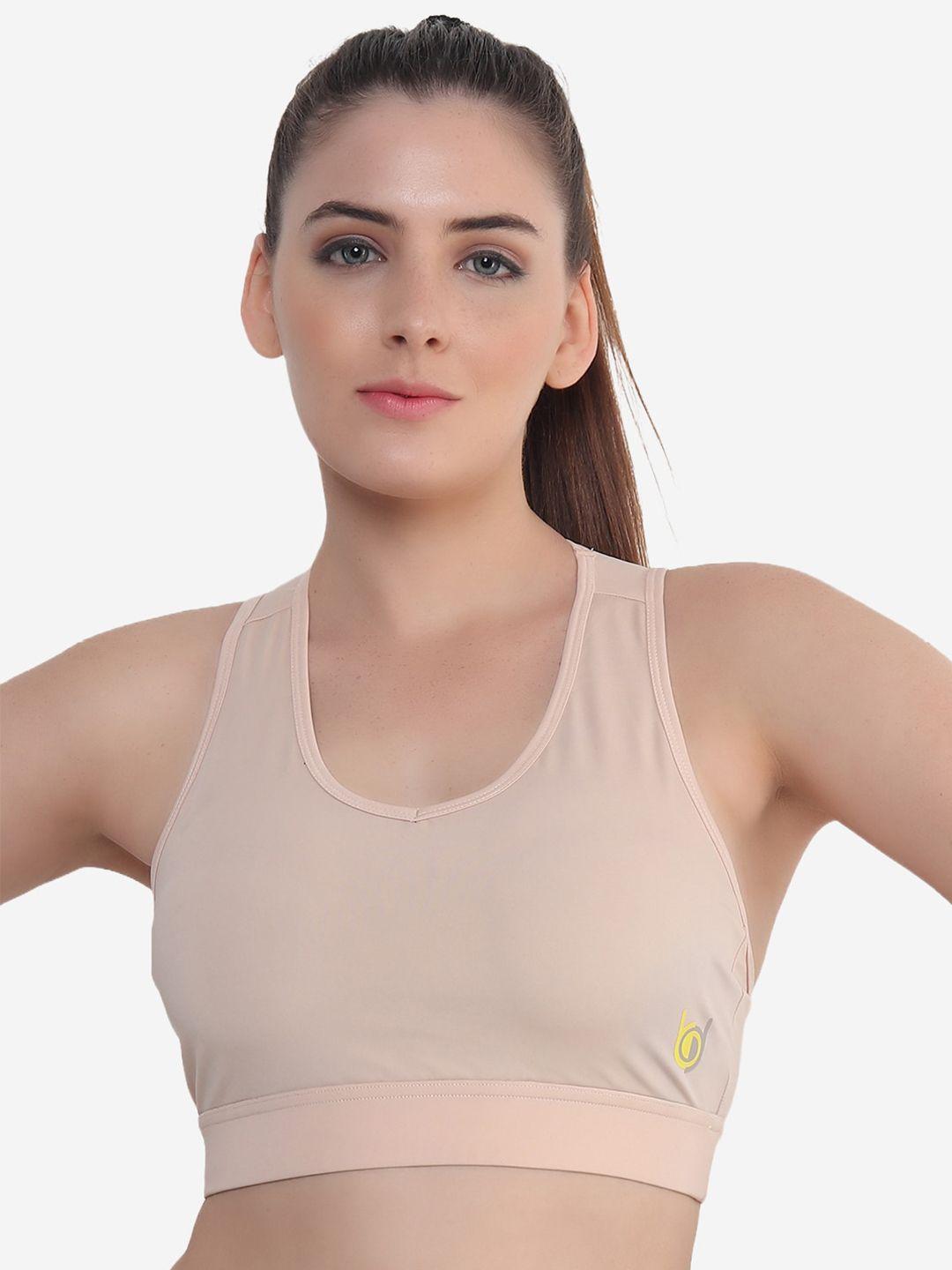 beau design peach-coloured bra