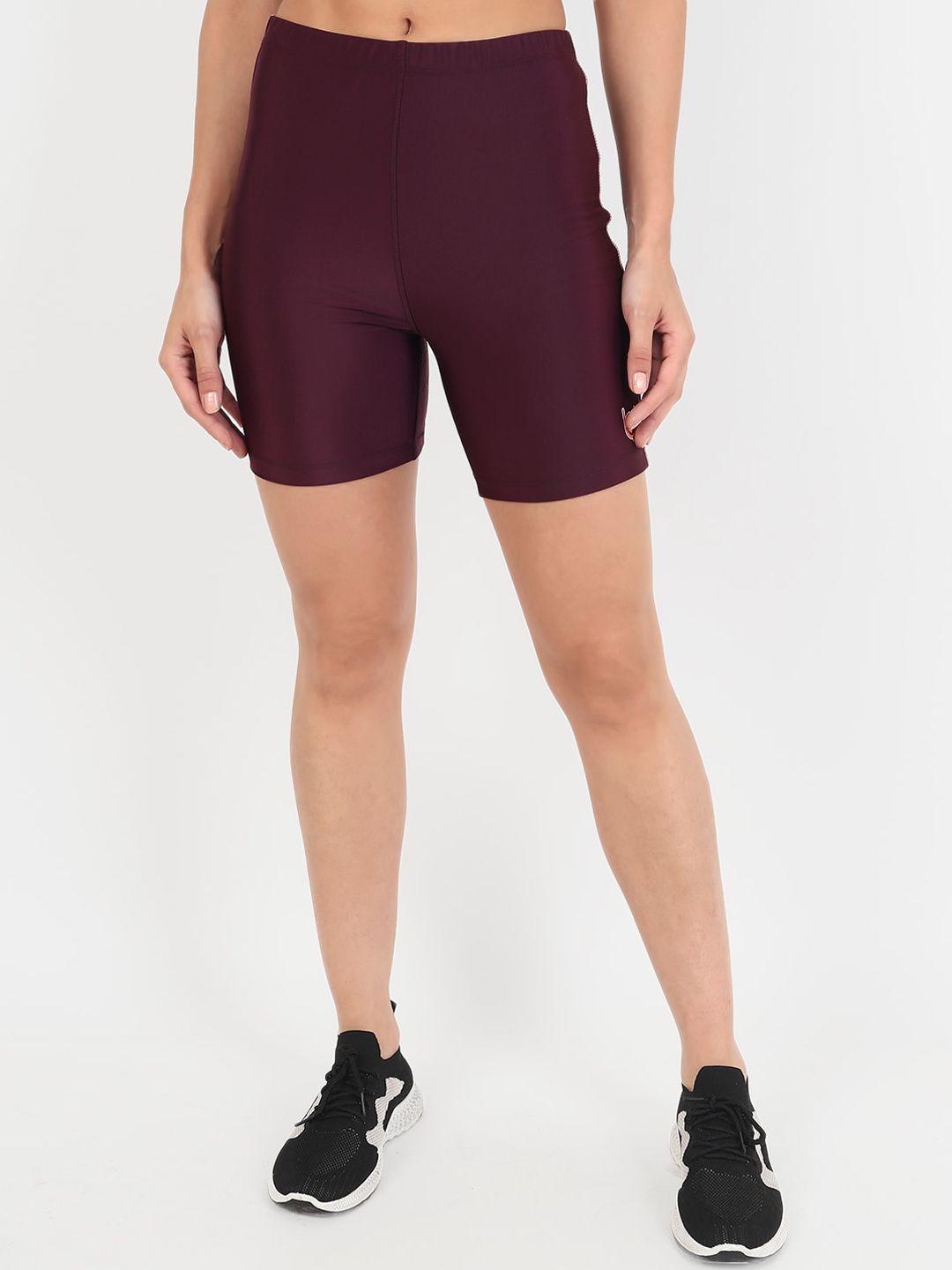 beau design women slim fit cycling sports shorts