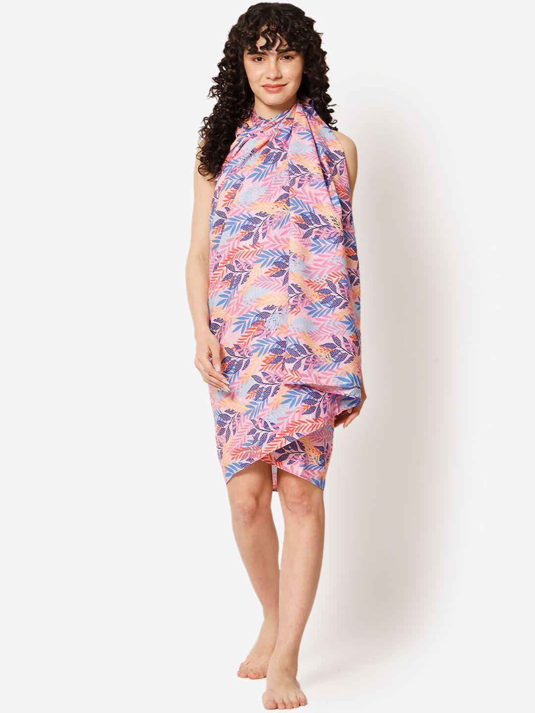 beau design printed swimwear cover-up sarong