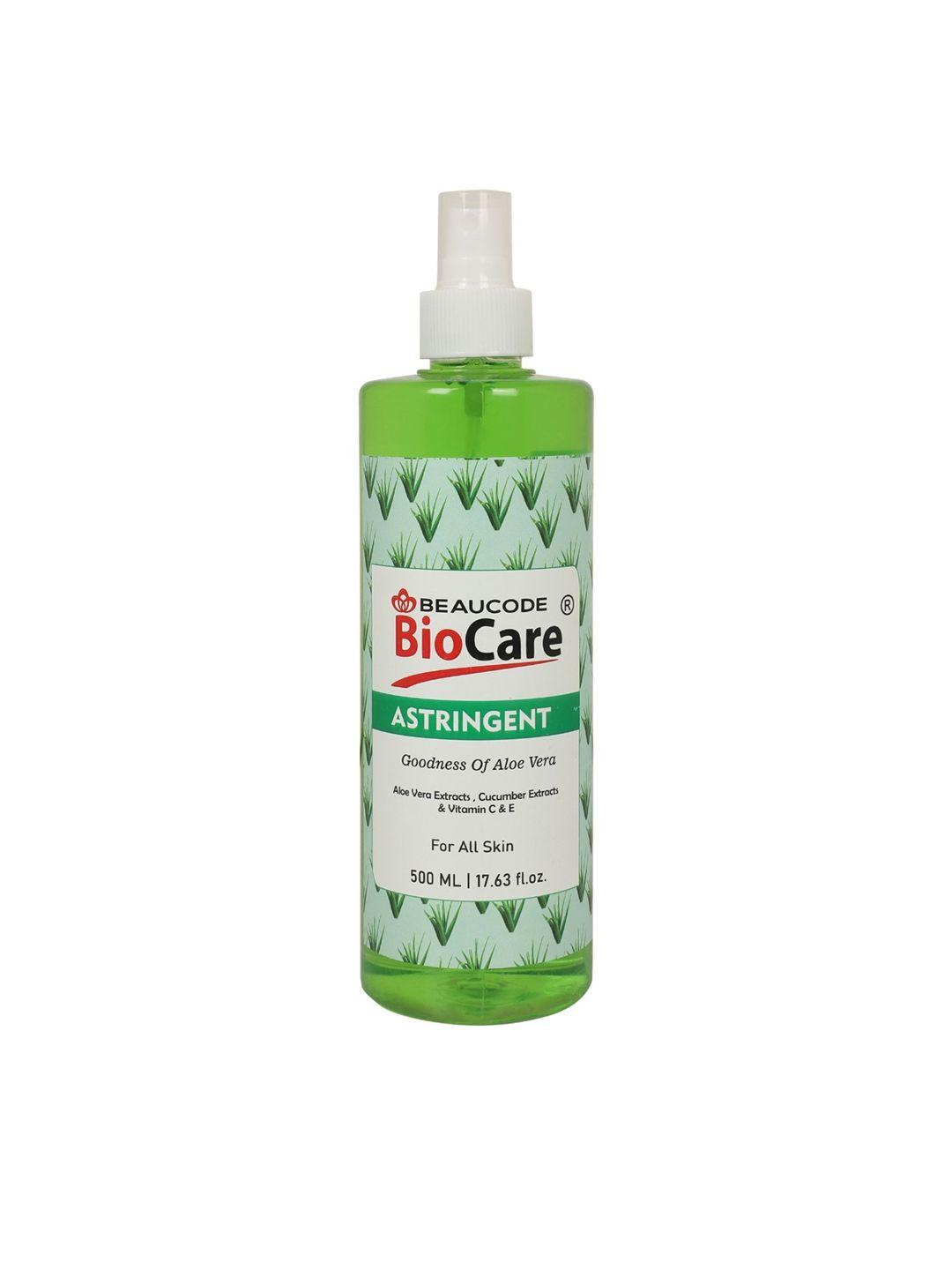 beaucode biocare astringent with aloe vera & cucumber extracts - 500ml
