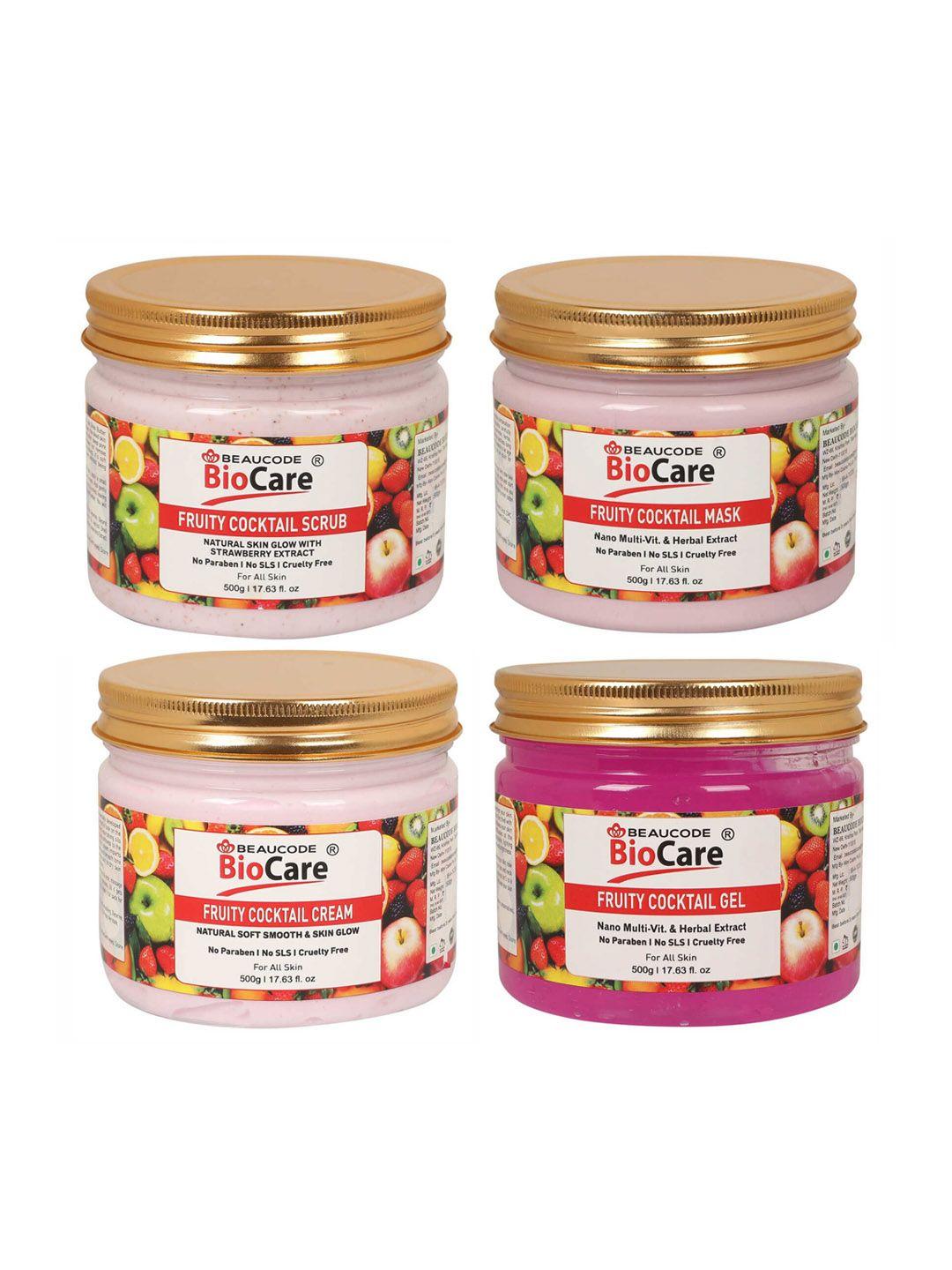 beaucode biocare fruity cocktail facial kit - 500 g each