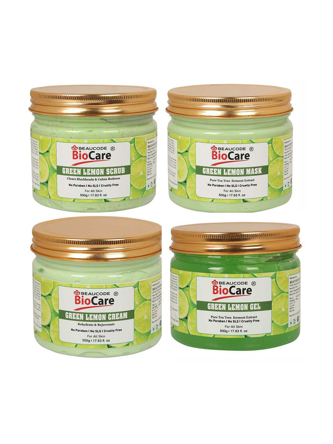 beaucode biocare green lemon facial kit - 500 g each