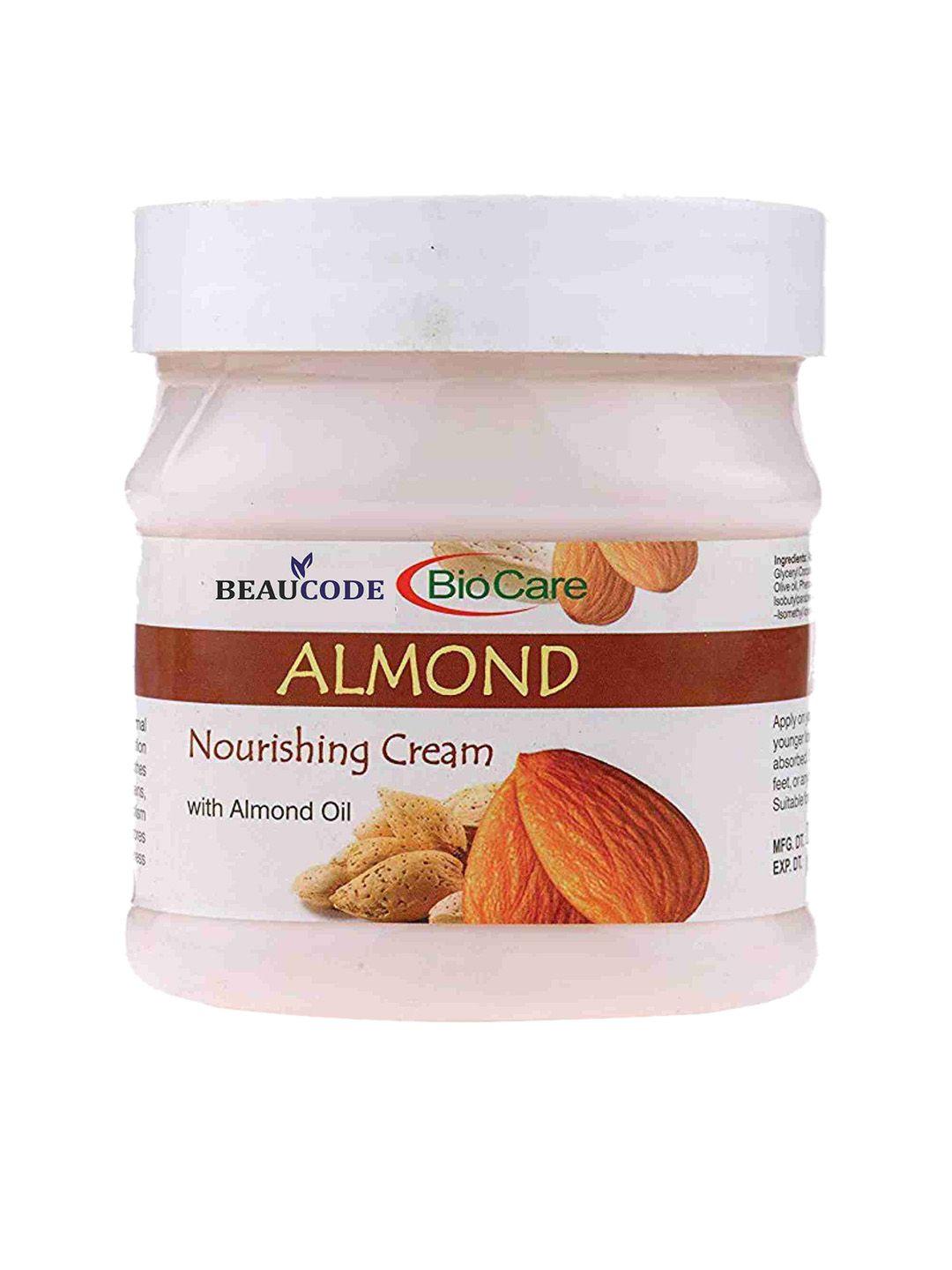 beaucode biocare almond nourishing face cream - 250 ml