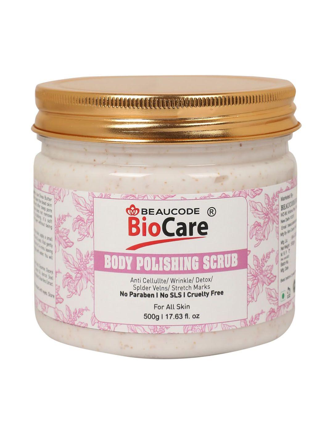 beaucode biocare body polishing anti-wrinkle & detox face & body scrub - 500 g